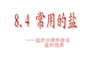 常用的盐课件