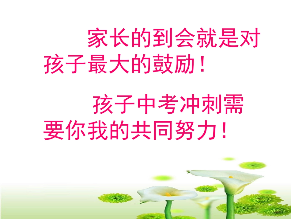 初三级中考前家长会(模板)_第2页