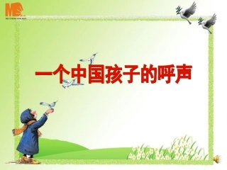 一个中国孩子的呼声 (4)