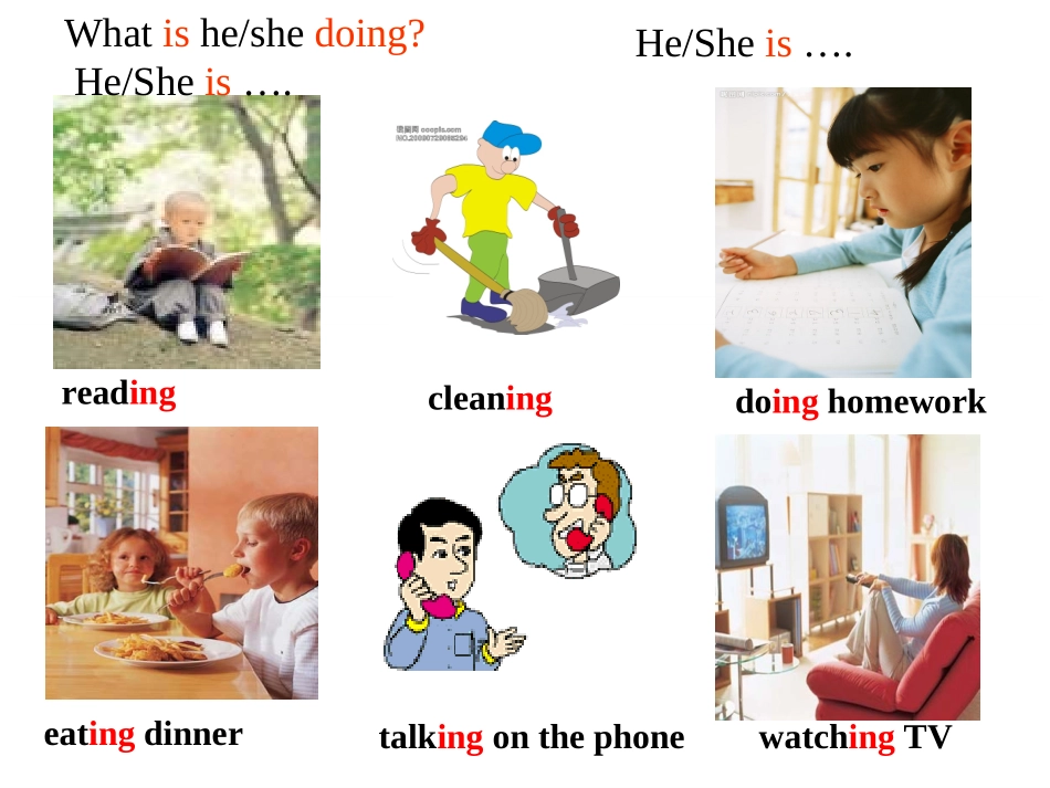 初中二年级英语上册第一课时课件_第3页