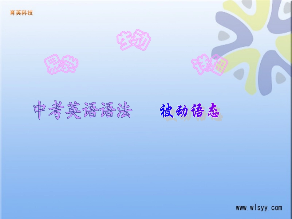 中考英语语法第6讲---被动语态_第2页