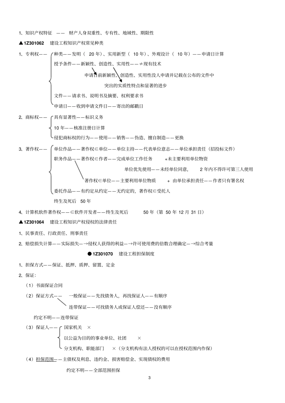 法规内部资料精华一级建造师_第3页