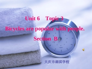 仁爱八年级下六、三、三