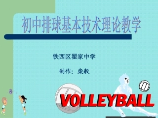 初中排球基本技术理论教学