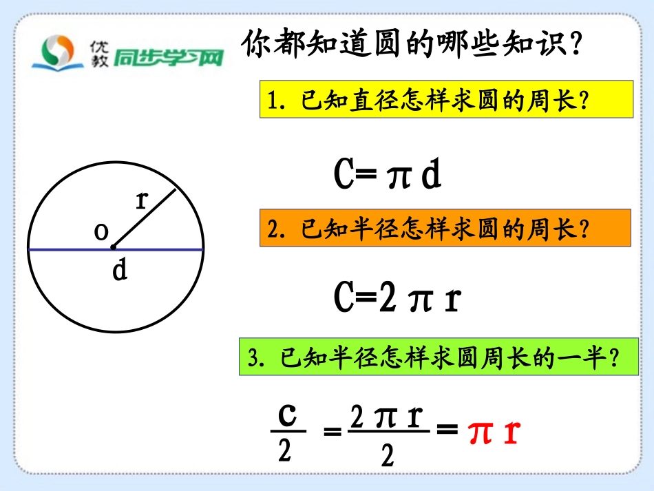 《圆的面积（一）》教学课件_第3页