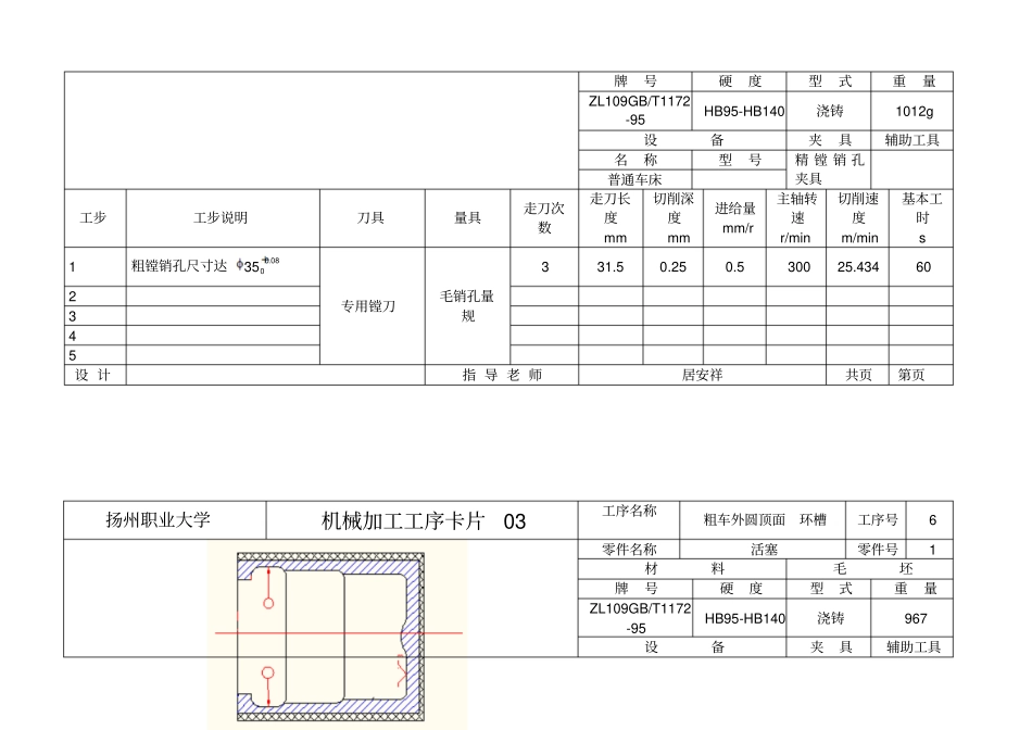 活塞工艺编制工序卡_第2页