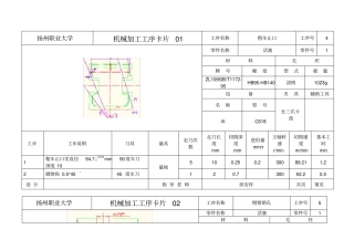 活塞工艺编制工序卡