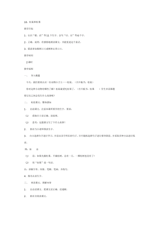 松鼠和松果教案