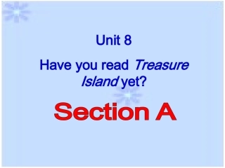2014人教版英语八下unit8SectionA课件