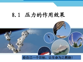 压力的作用效果