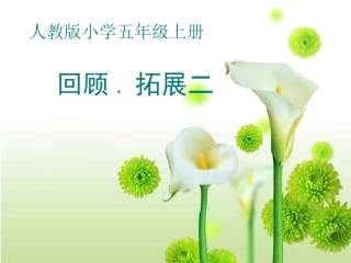 五年级语文上册回顾拓展二