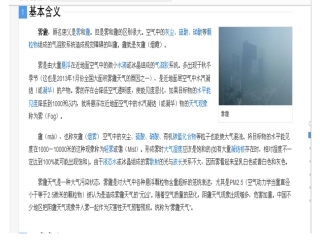 柴静：雾霾常识