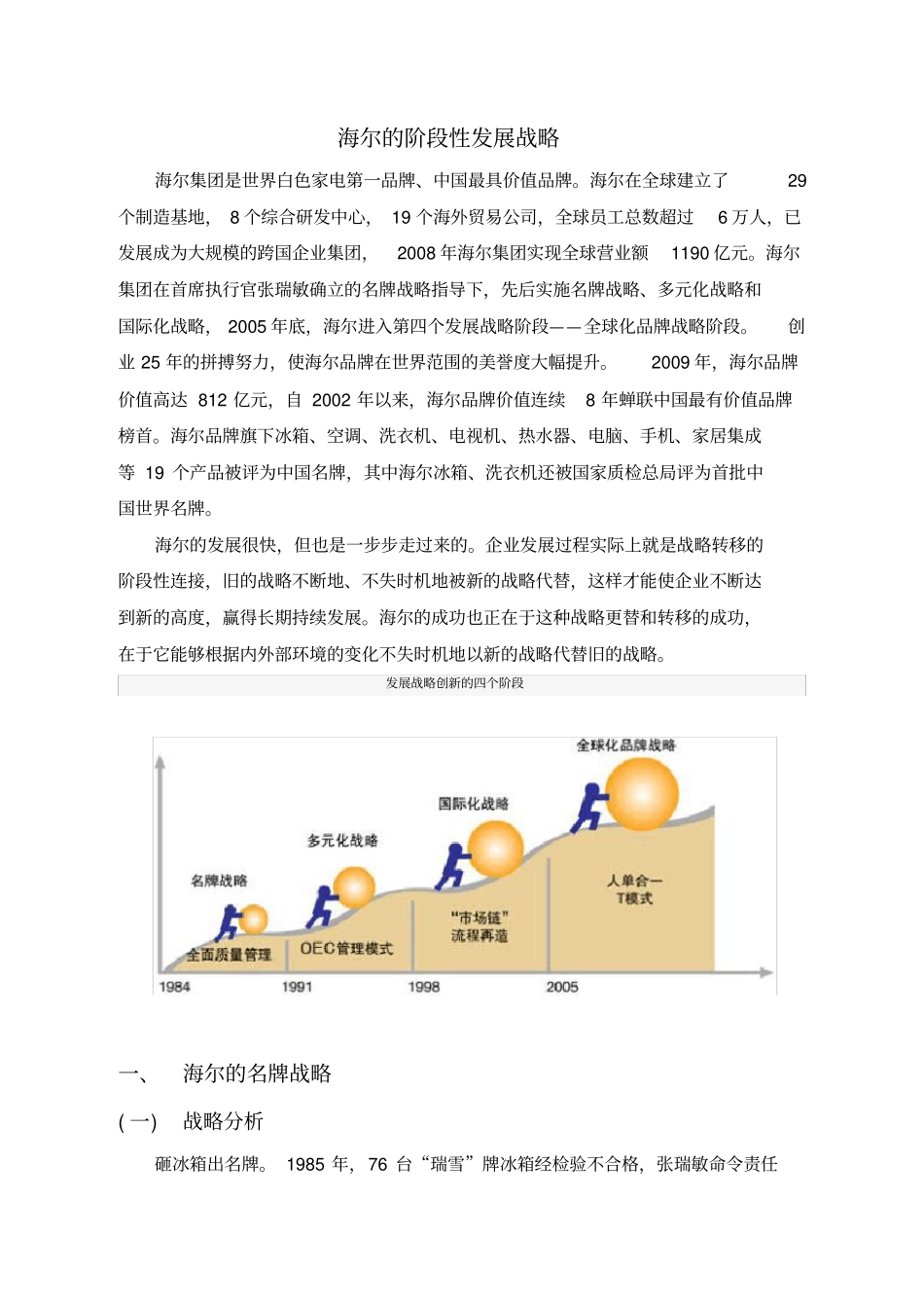 海尔的阶段性发展战略_第2页