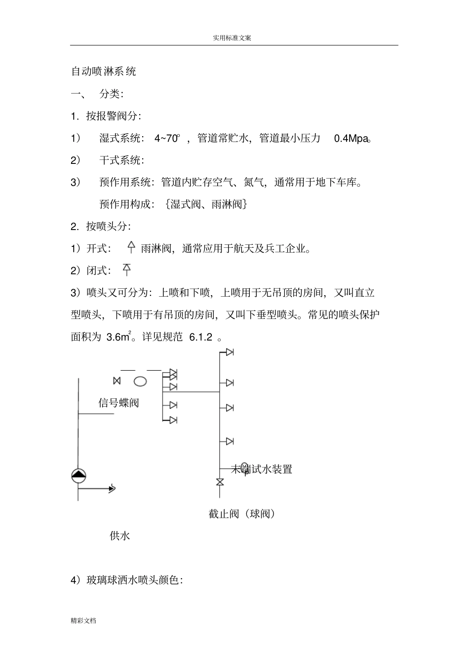 消防地工程喷淋系统的知识大汇_第1页