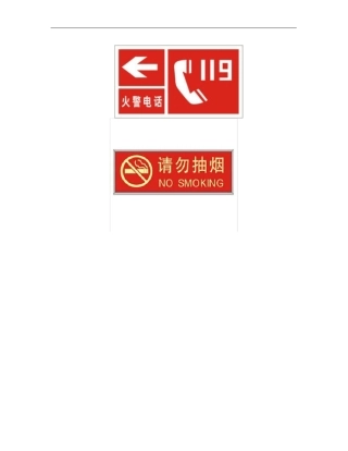 消防安全标志牌汇总讲解
