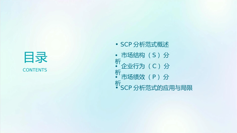 产业组织SCP分析范式教学课件1_第2页