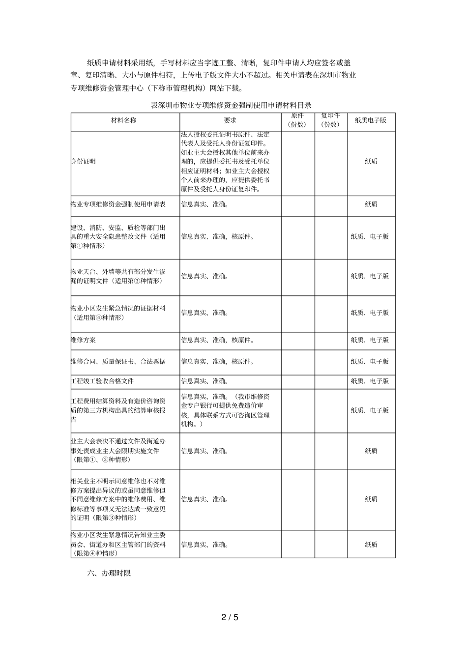 深圳物业专项维修资金强制使用业务办事指引_第2页