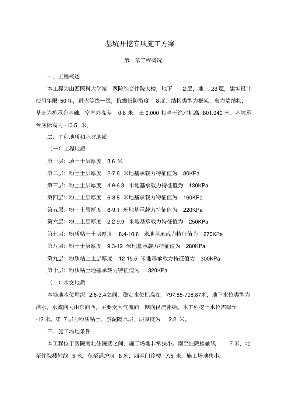 深基坑开挖专项施工方案专家论证_第1页