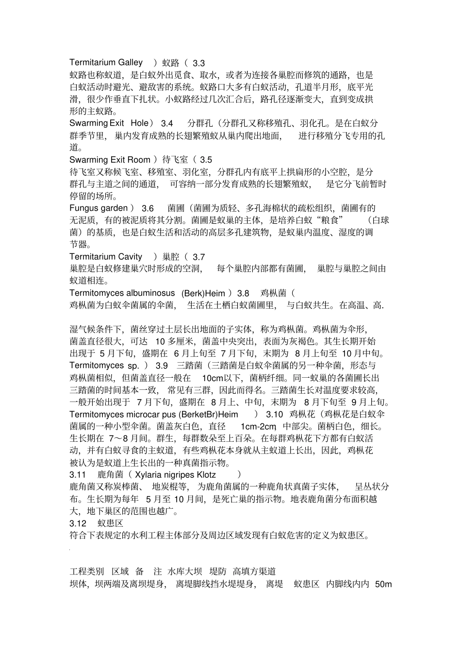 湖北水利工程白蚁防治技术规程_第2页