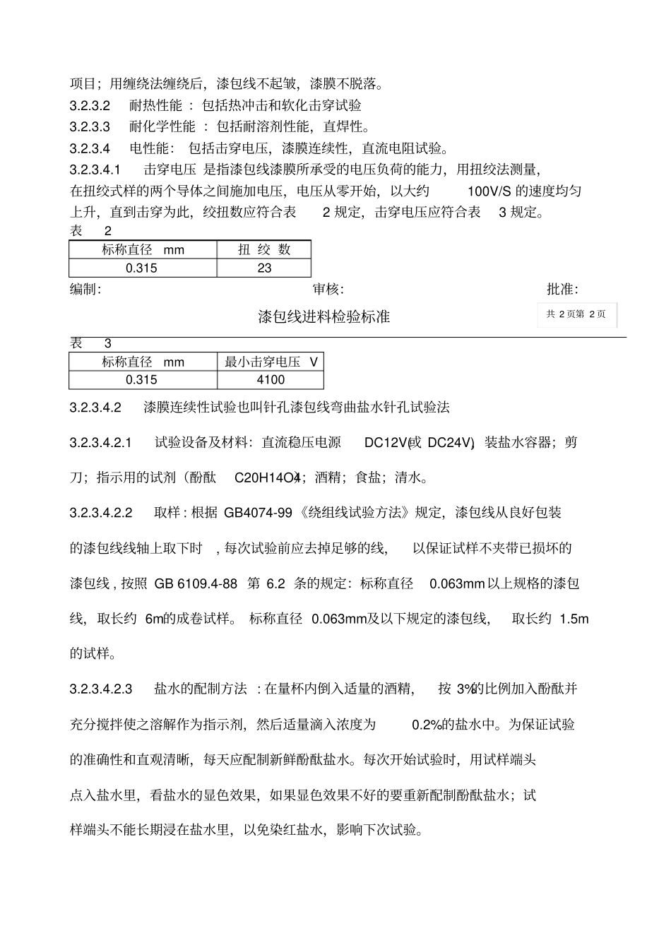 漆包线进料检验标准_第2页