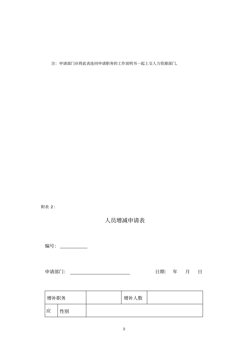 澳柯玛集团招聘和甄选制度附表_第2页