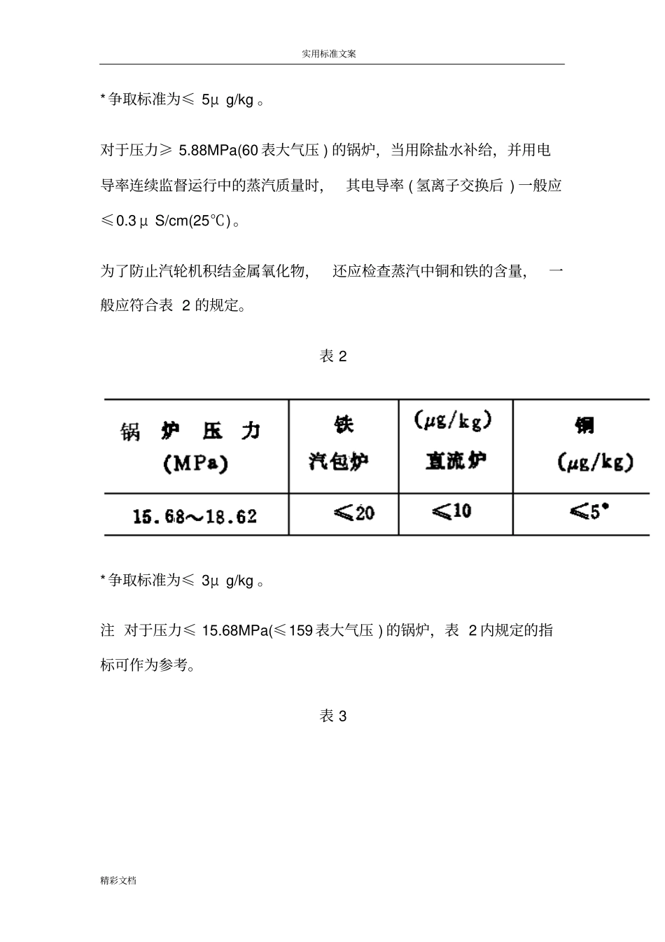 火力发电厂水汽高质量实用标准_第3页