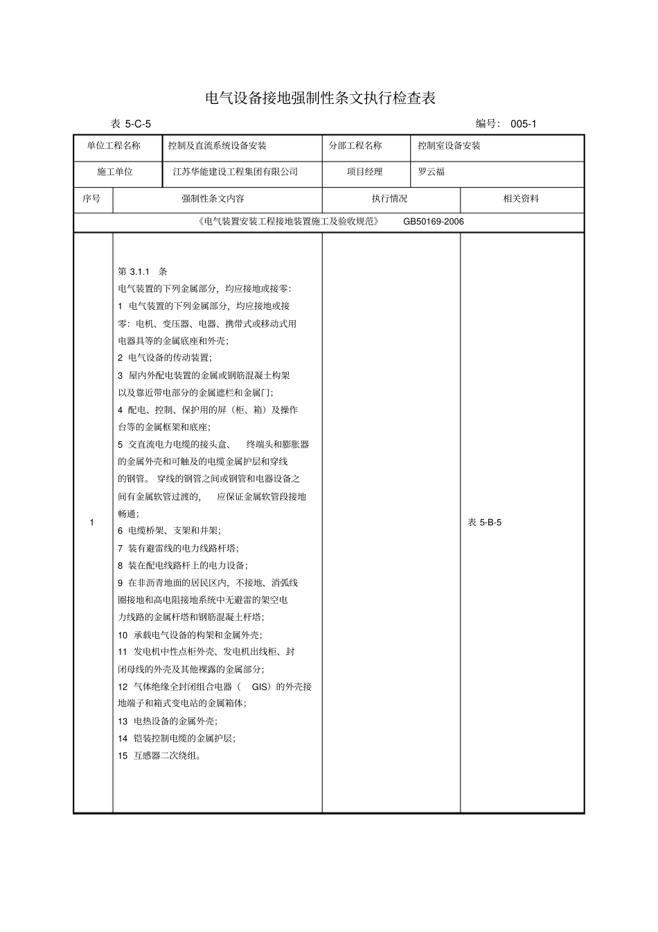 火力发电工程电气强制性条文执行汇总表_第2页