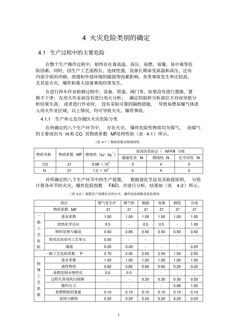 火灾危险类别的确定_第1页