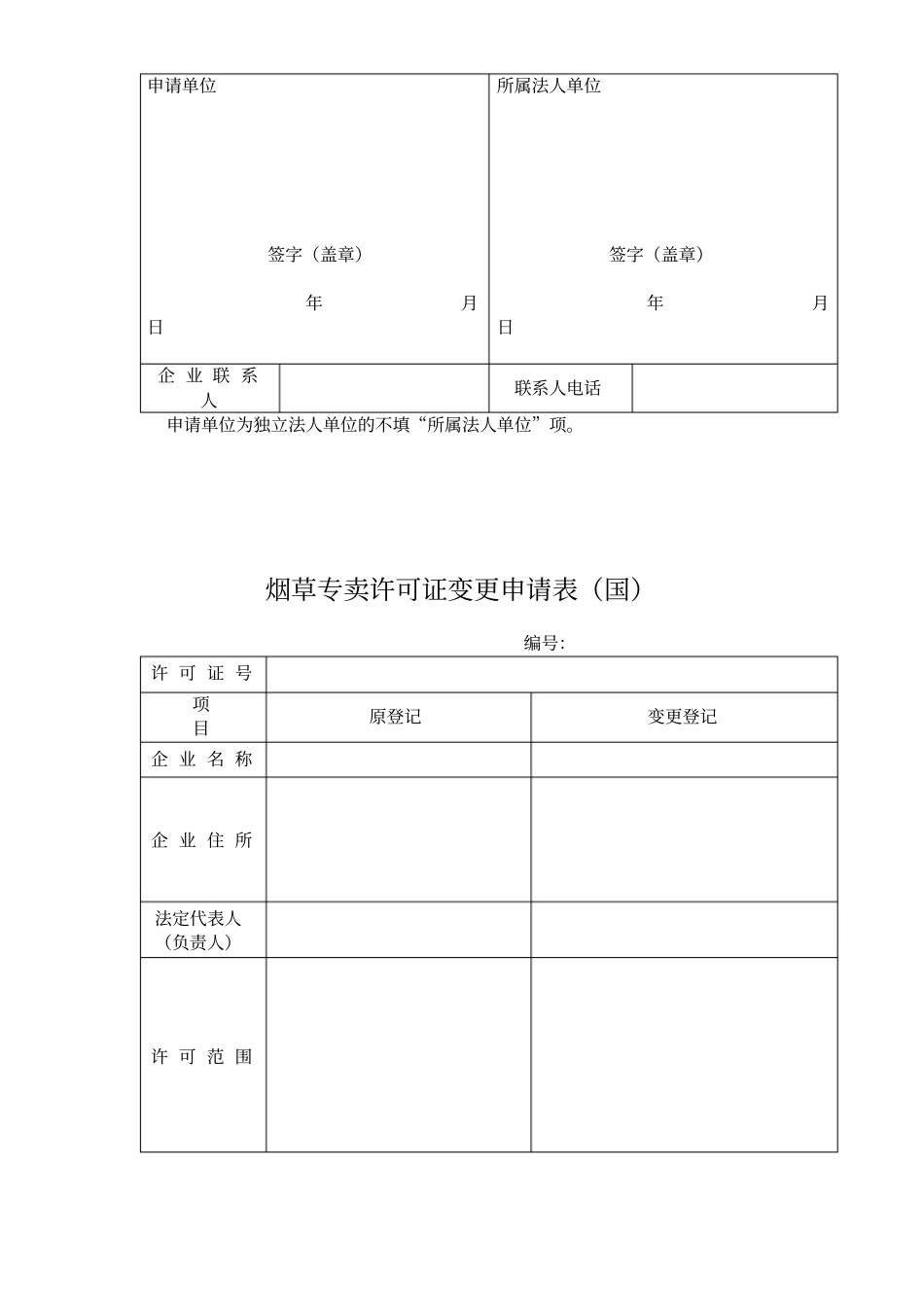 烟草专卖许可证新办申请表国_第3页