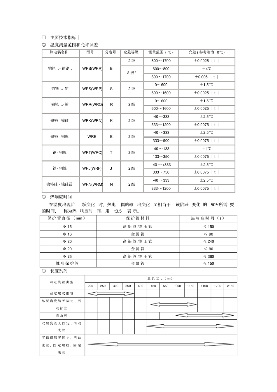 热电偶、热电阻产品选型样本全解_第2页