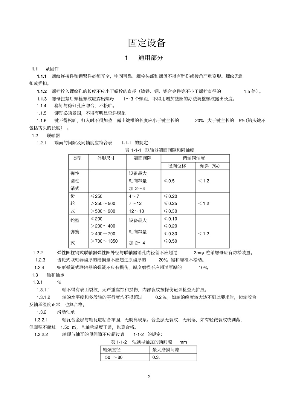煤矿矿井机电设备完好标准资料_第2页