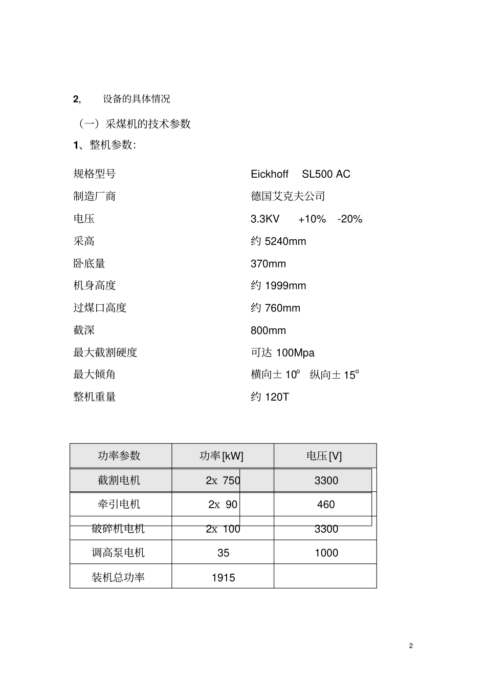 煤矿综采工作面实习报告_第2页