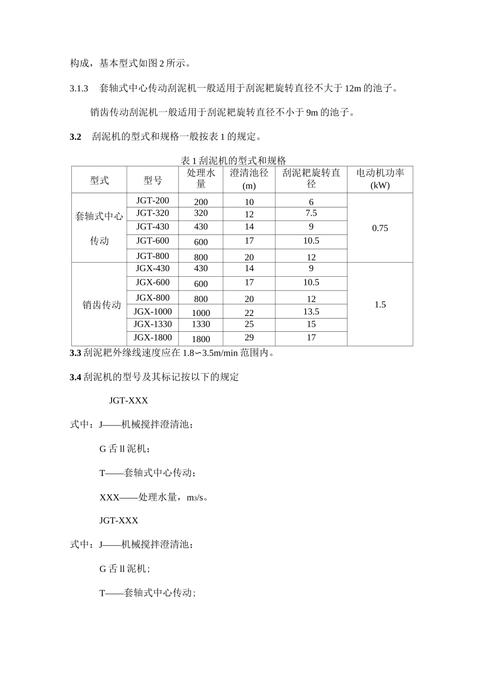 机械搅拌澄清池刮泥机CJT3391_第3页