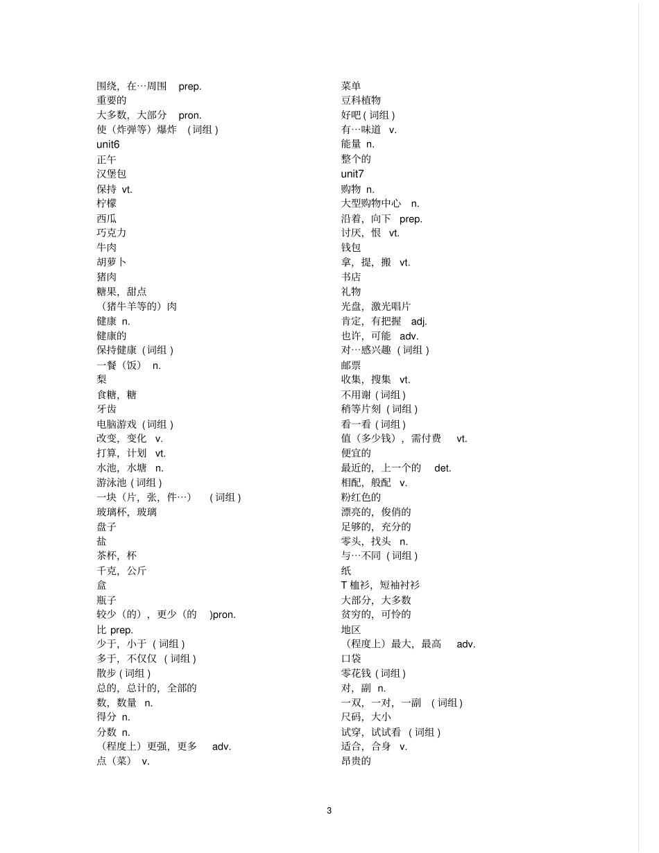 牛津译林初中英语单词表综述_第3页