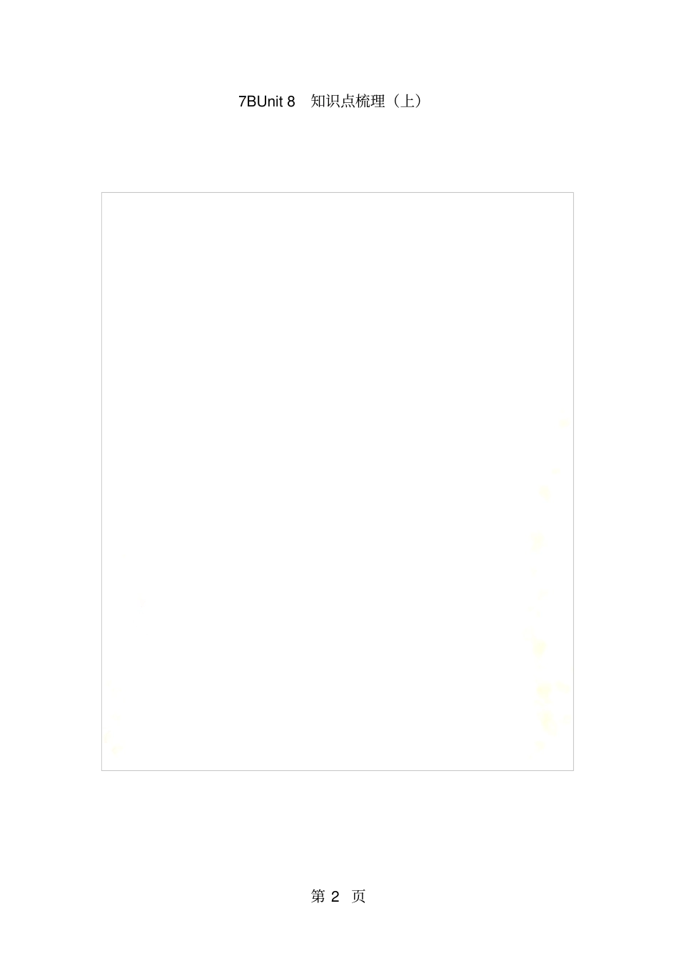牛津译林版英语七年级下册Unit8知识点精讲上_第2页