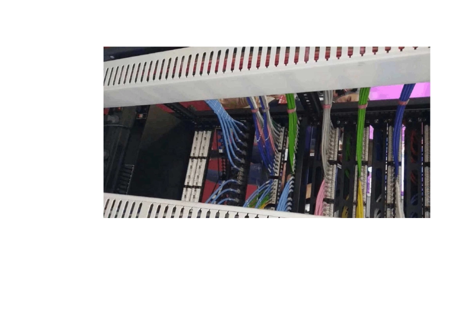 弱电工程机柜理线施工图片展示_第3页