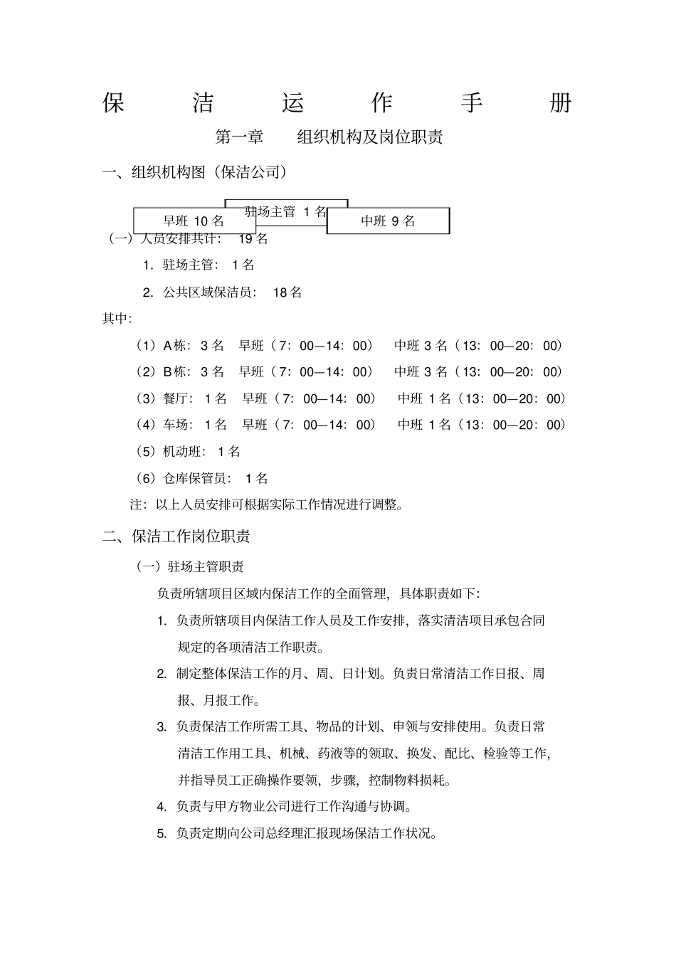 物业公司保洁部运作手册_第1页