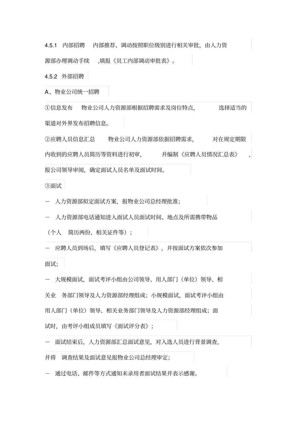 物业员工招聘作业指导书_第3页