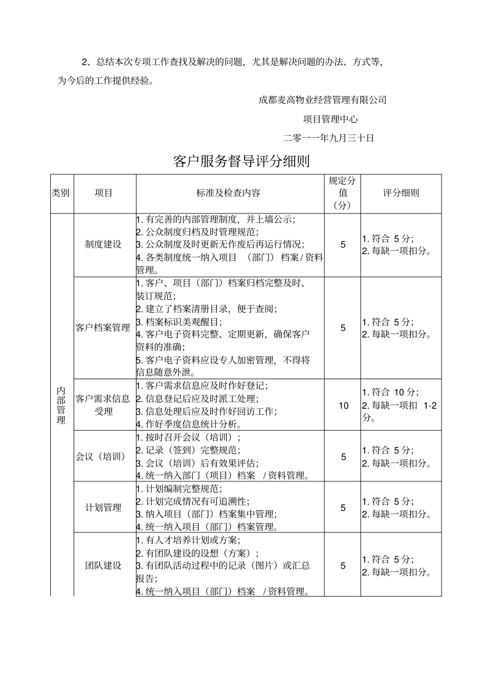 物业基础服务管理品质提升方案和措施_第3页
