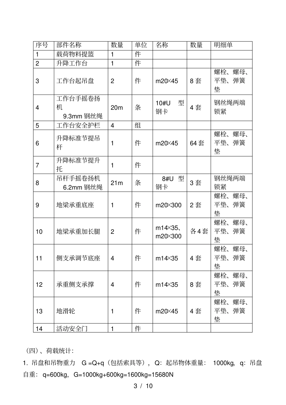 物料提升机安装施工方案_第3页