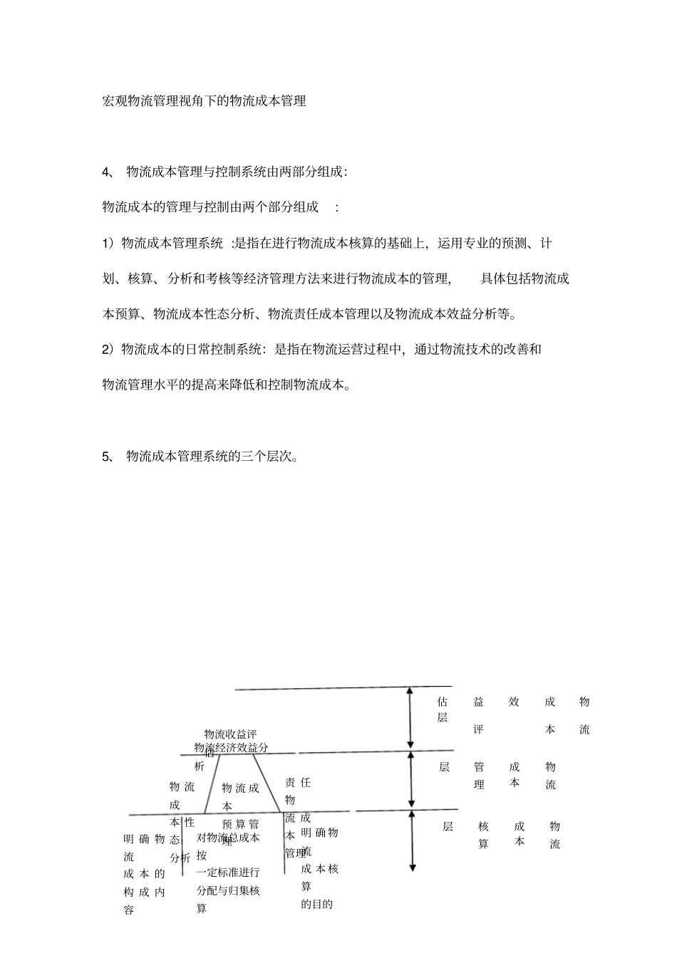 物流成本管理期末考试试题及答案_第2页