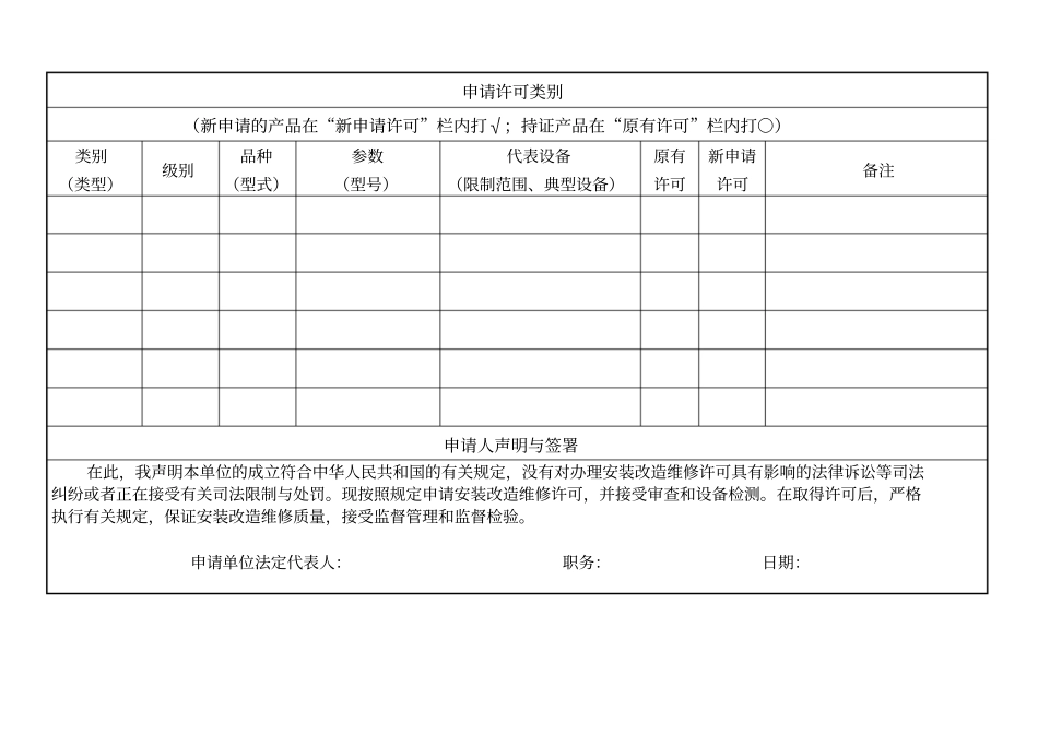 特种设备制造许可申请书_第3页