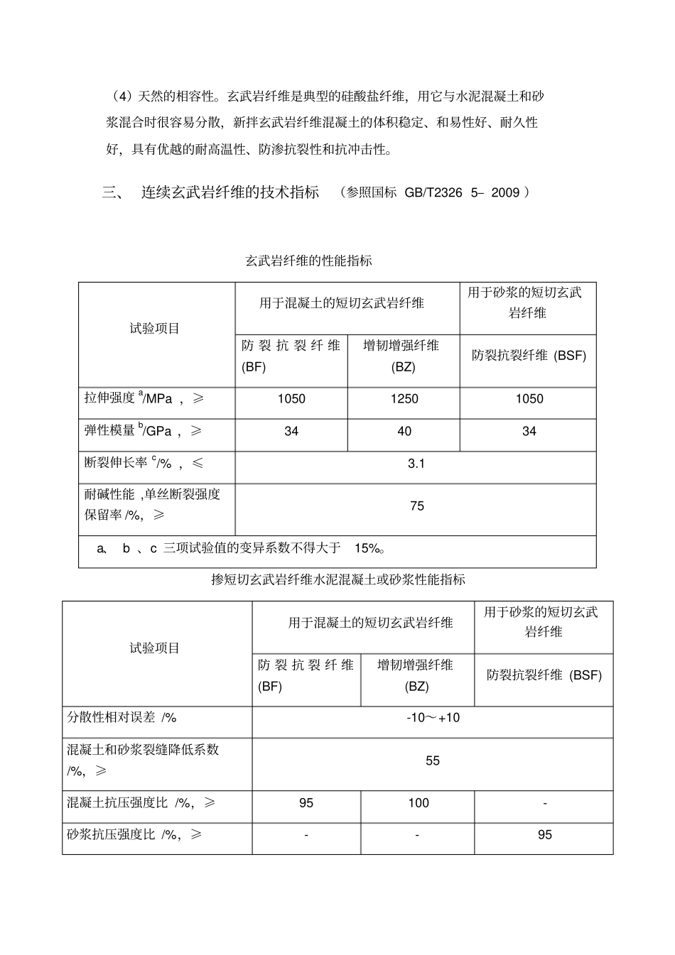 玄武岩纤维混凝土施工指导书河南金石路桥技术开发有限公司有限公司_第3页