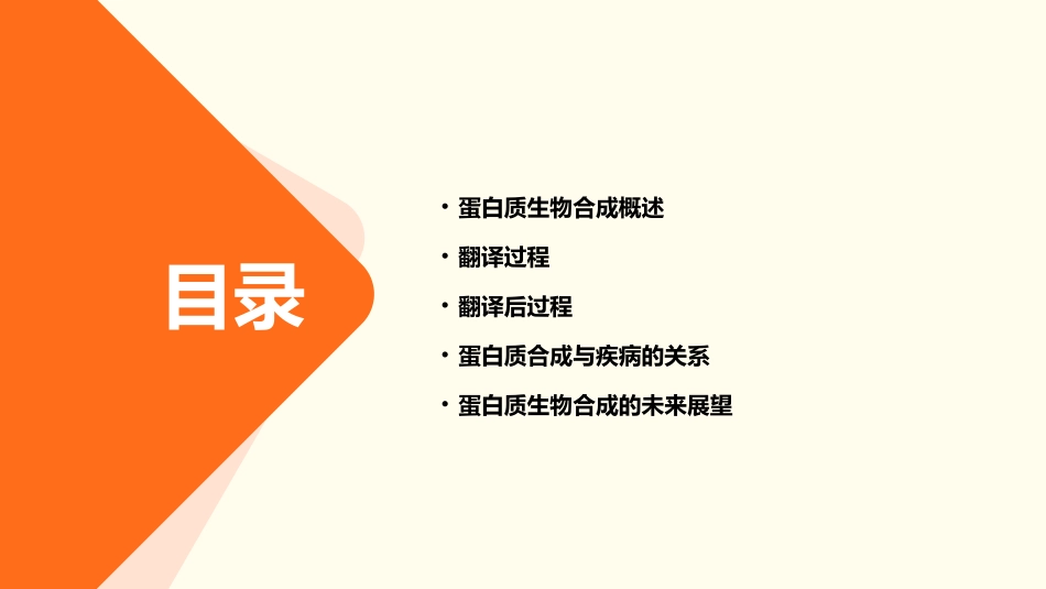 蛋白质生物合成—翻译及翻译后过程课件_第2页