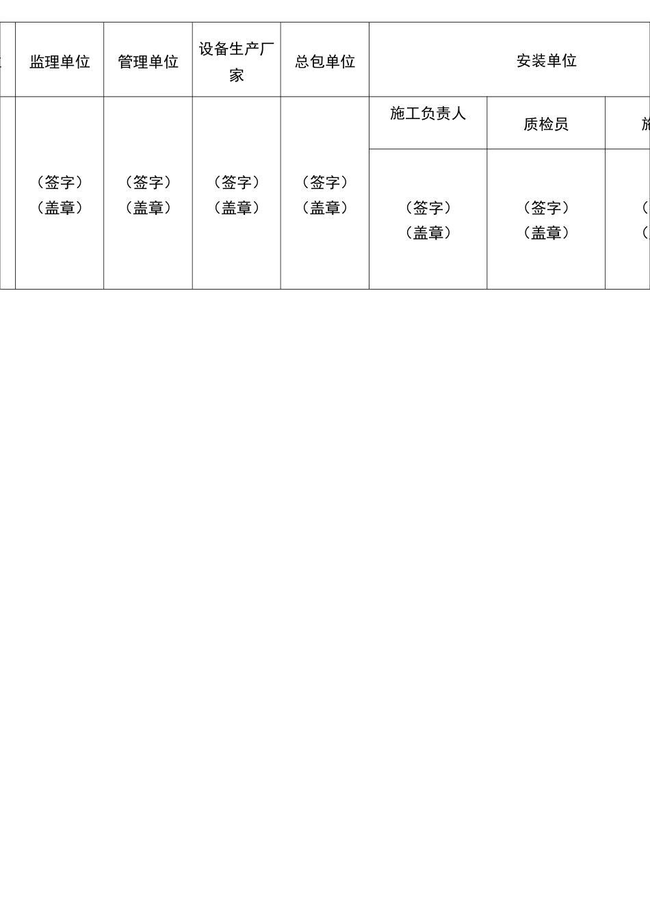 工业设备安装验收表格_第2页