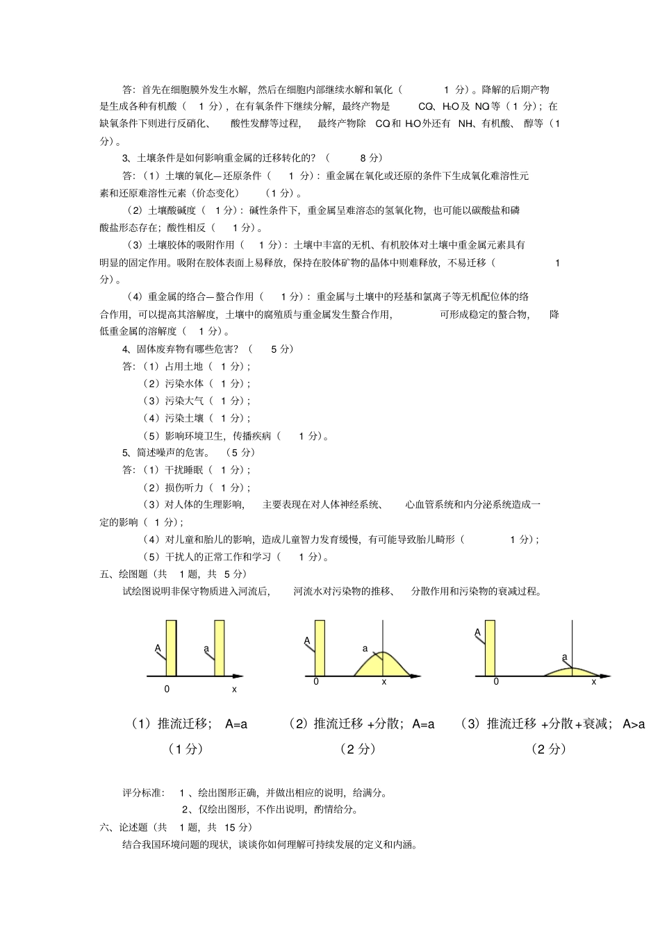 环境学概论试卷答案_第3页