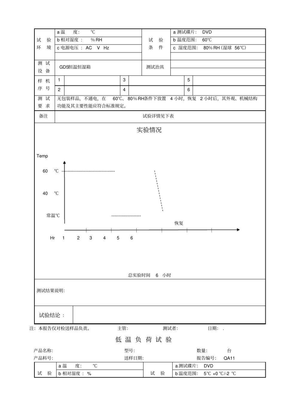 环境试验报告表模板_第3页