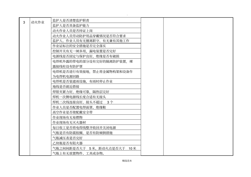 现场作业安全检查表_第3页