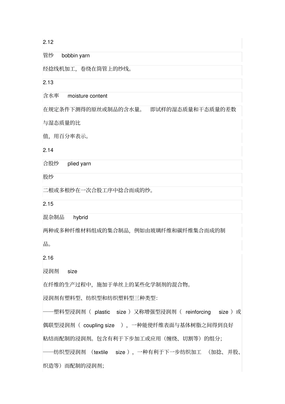 玻璃纤维专业术语中英文对照_第3页