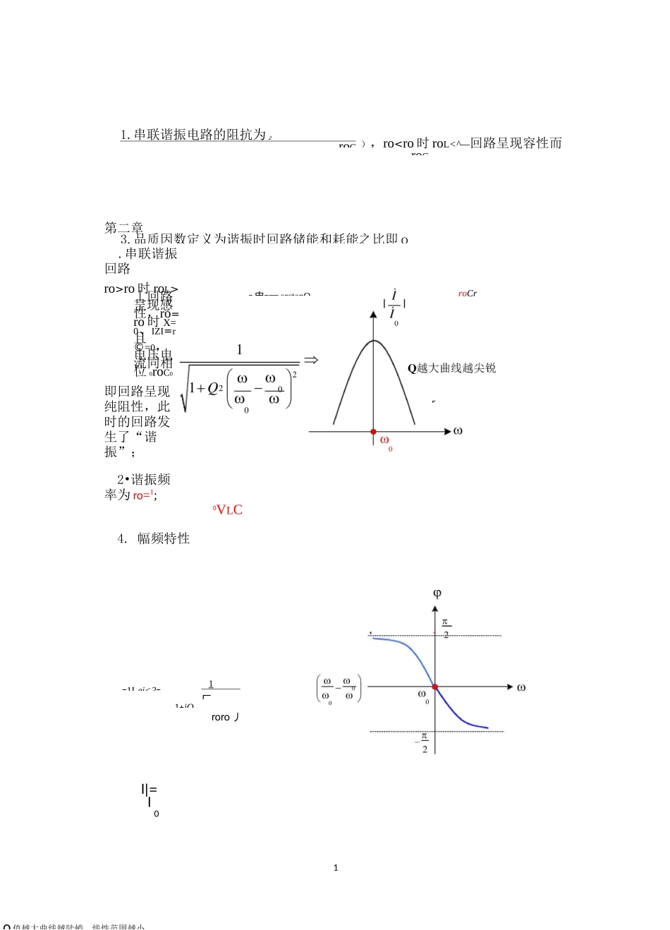 (完整版)高频电路基础知识点总结_第1页
